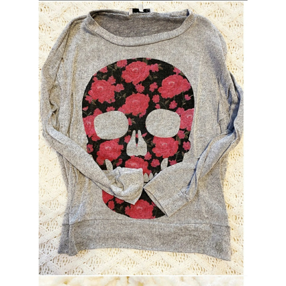 Daydreamer skull long sleeve shirt - Picture 2 of 4